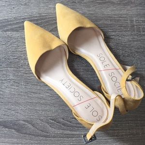 Sole Society suede heel